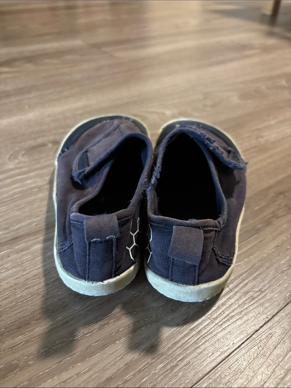 Vivobarefoot Kids Play Shoes Size EU 30 (US12/12.5) Navy Velcro Strap Casual - Picture 4 of 8